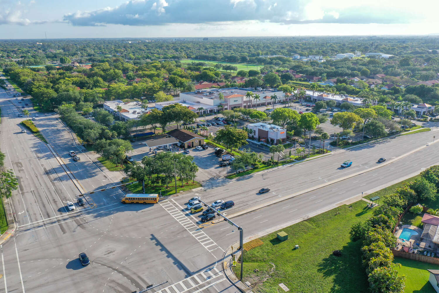 Cypress Run Market Place aerial view