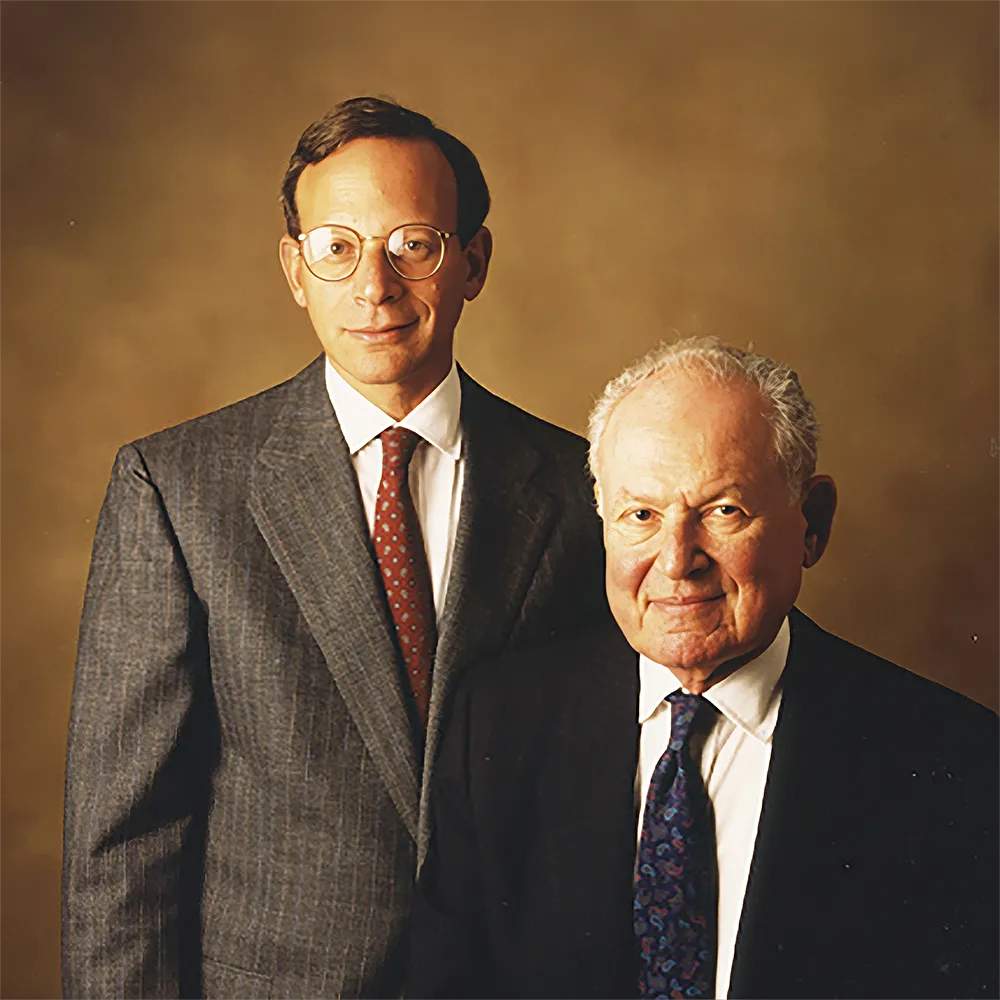Mark Schapiro with Marvin S. Schapiro