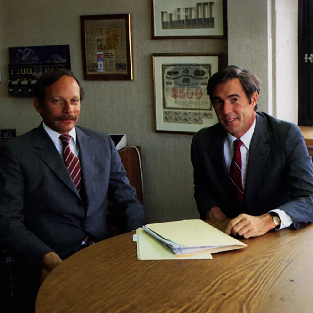 Jack Luetkemeyer with files in front of him