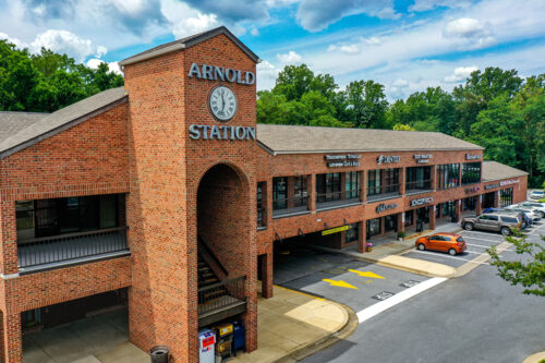 Arnold Station Plaza Exterior