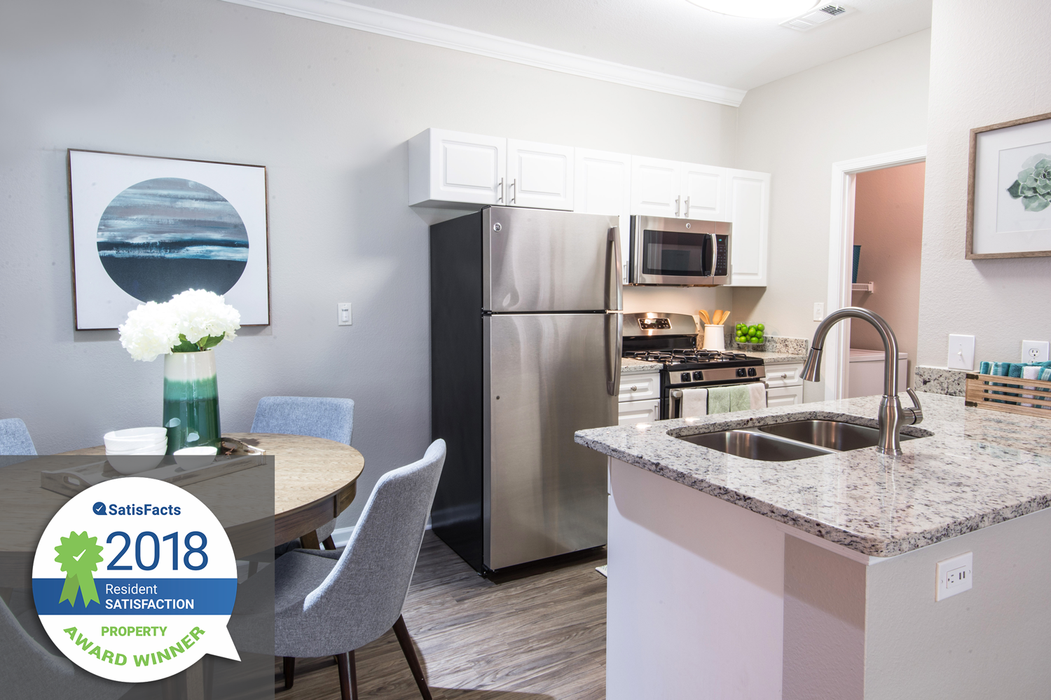 Satisfacts Resident Satisfaction Award Winner 2018 riverstone at owings mills