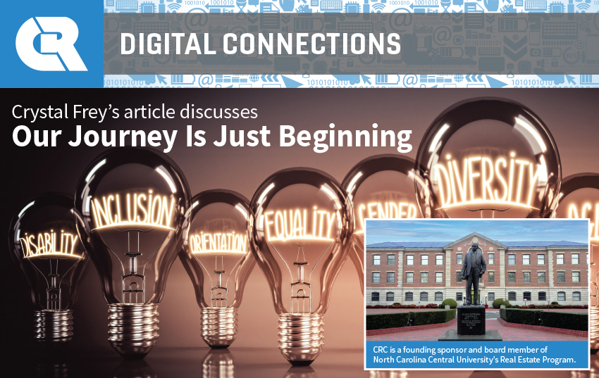 Digital Connections graphic with lighbulbs